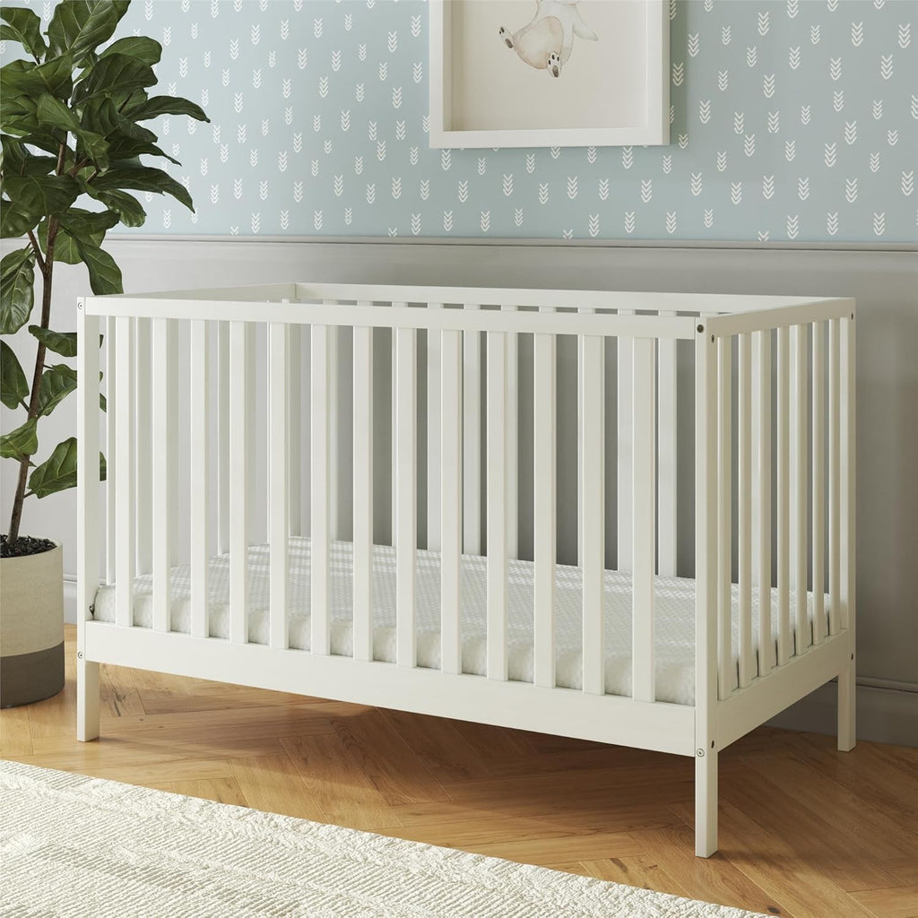 Safety 1st Heavenly Dreams Premium 4.5" Foam Baby Crib & Toddler Bed Mattress in a Box