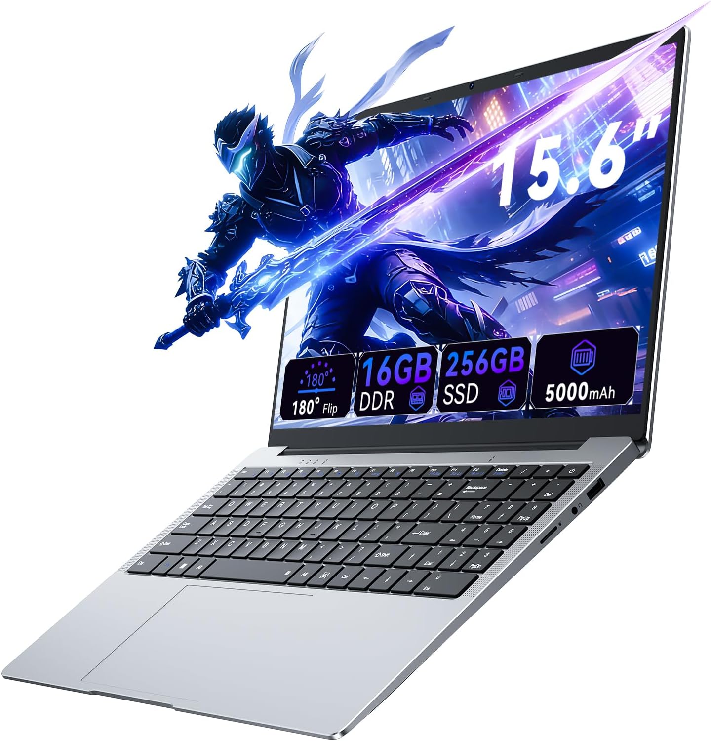 Laptop Computer 15.6" Win11 Pro Laptops with 4425Y Processor, 16GB RAM 256GB SSD,Ms Office 365, 100% sRGB Screen,Notebook, Dual Band WiFi5, BT5.0, USB-A, HDMI,FHD 1920 * 1080 Display