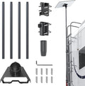 Starlink Satellite Dish Flagpole Mount Kit, Gen 3 Compatible, Black MT17S
