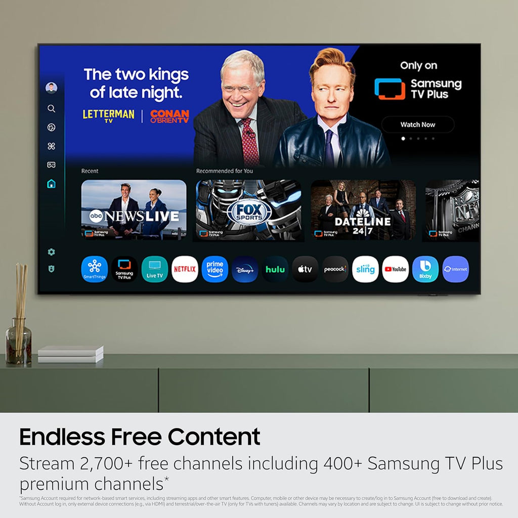 Samsung 65-Inch Class Neo QLED QN70F 4K Mini LED Smart TV (2025 Model) NQ4 AI Gen2 Processor, Quantum Matrix Technology Slim, Motion Xcelerator 144Hz, Samsung Vision AI, Alexa Built-in