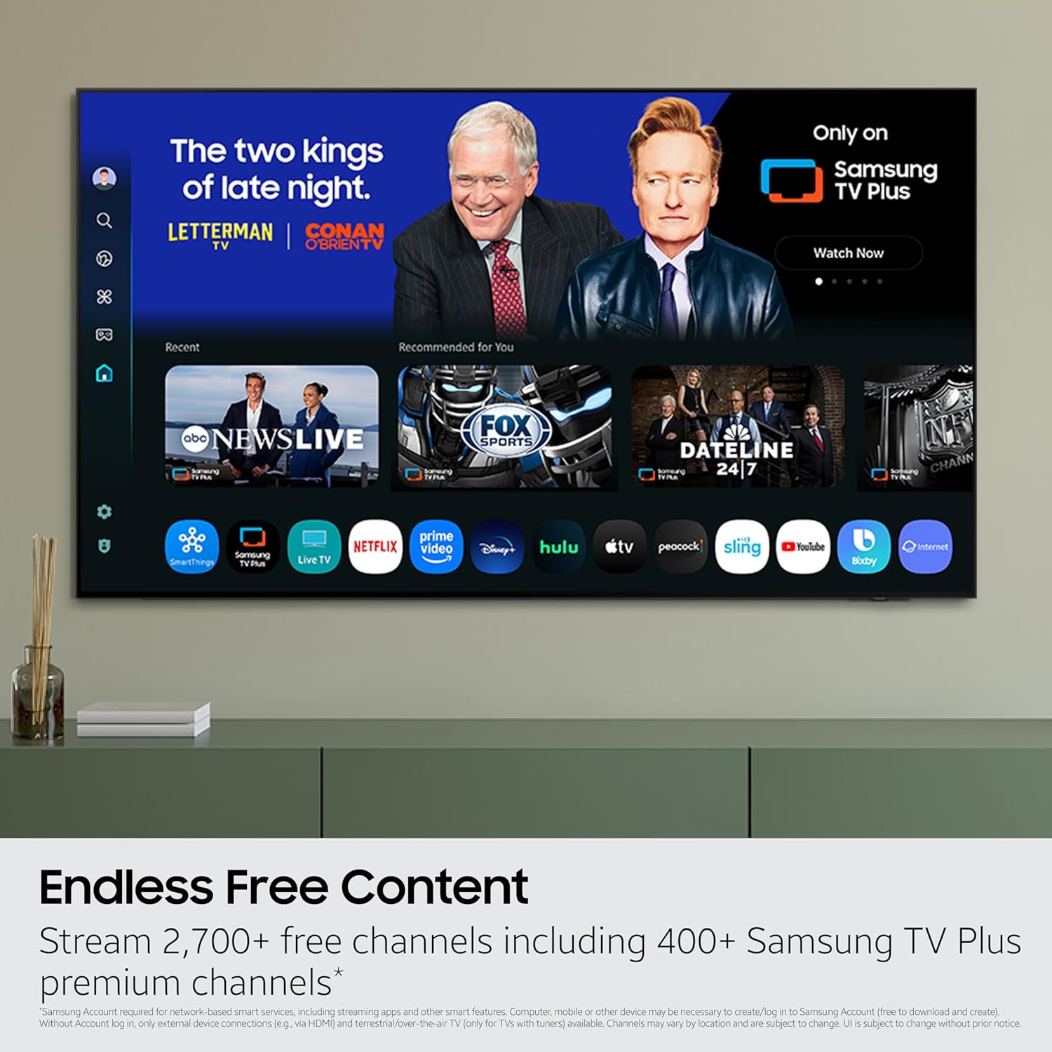 Samsung 65-Inch Class Neo QLED QN70F 4K Mini LED Smart TV (2025 Model) NQ4 AI Gen2 Processor, Quantum Matrix Technology Slim, Motion Xcelerator 144Hz, Samsung Vision AI, Alexa Built-in
