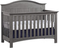 Soho Baby Chandler Premium 4-in-1 Convertible Crib, Graphite Gray, GreenGuard Gold Certified