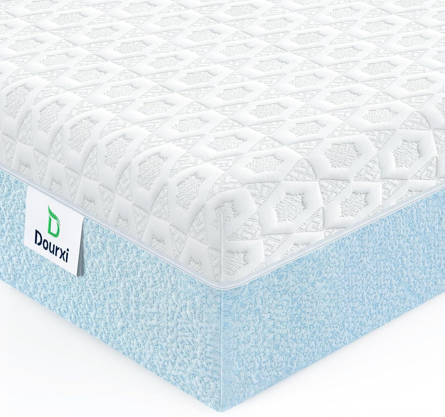 Dourxi Crib Mattress, Dual Firmness Soft & Firm Memory Foam Toddler Mattress, 3-Layer Baby Mattresses with Breathable Washable Cover, CertiPUR-US Certified, 52" x 27.5" x 6" for Crib and Toddler Bed