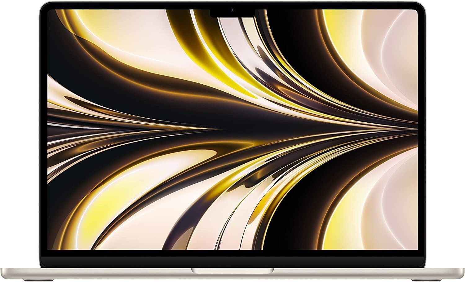 2022 Apple MacBook Air with Apple M2 Chip (13-inch, 16GB RAM, 512GB SSD Storage) (QWERTY English) Starlight (Renewed)