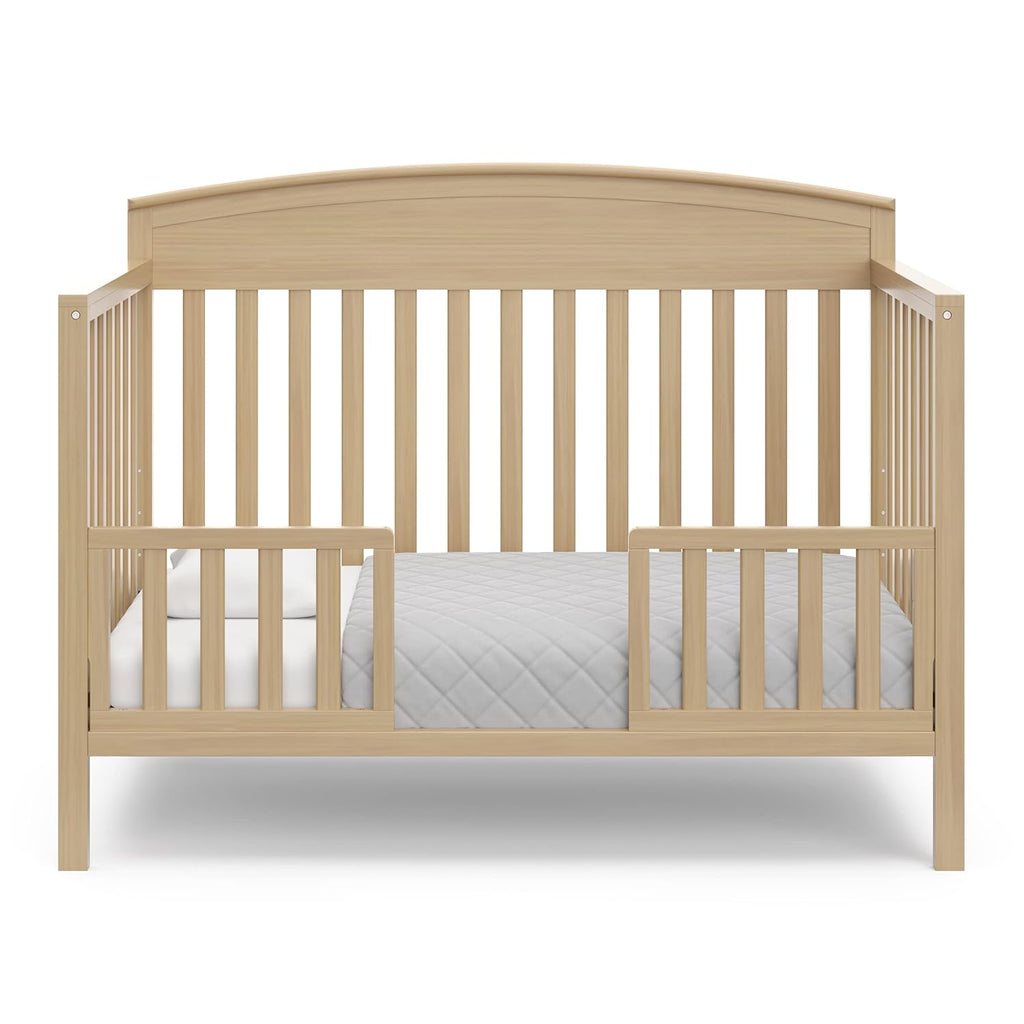 Graco Benton 5-in-1 Convertible Crib – GREENGUARD Gold Certified, Converts from Baby Crib to Toddler Bed, Daybed and Full-Size Bed, Fits Standard Full-Size Crib Mattress (Driftwood)