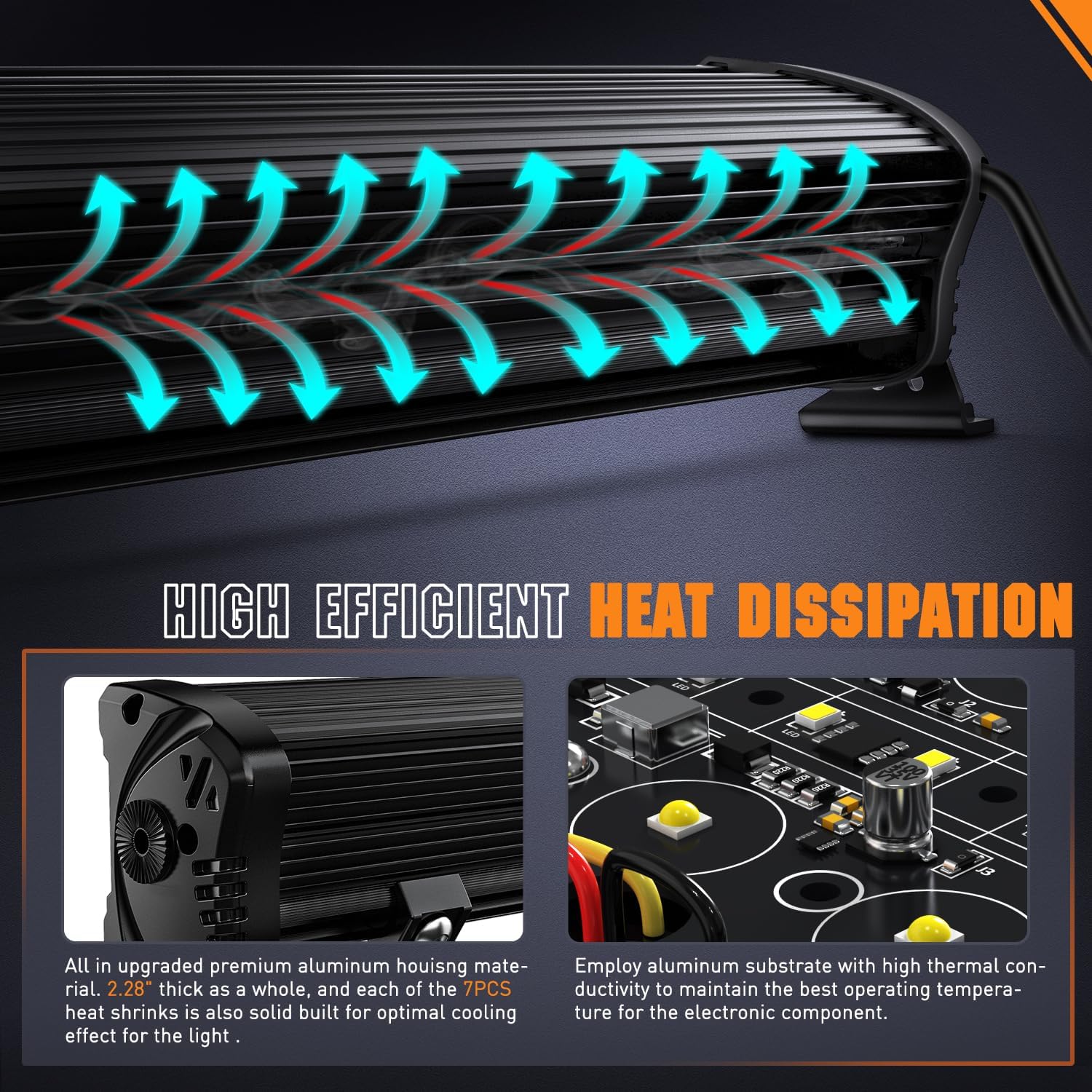 Nilight Curved LED Light Bar 42 Inch 165 W Flood Spot Combo Beam 16500LM P8/5W Chips Offroad Driving Single Row Slim Lights IP68 for UTV Truck RZR SUV ATV Boat