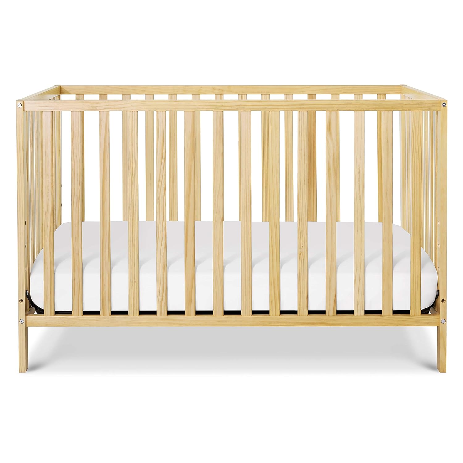 Davinci Union 4-in-1 Convertible Crib - GREENGUARD Gold Certified - Convertible Baby Crib to Toddler Bed, Daybed, Full-Size Bed - Wooden Baby Bed w/Four Adjustable Heights - Natural