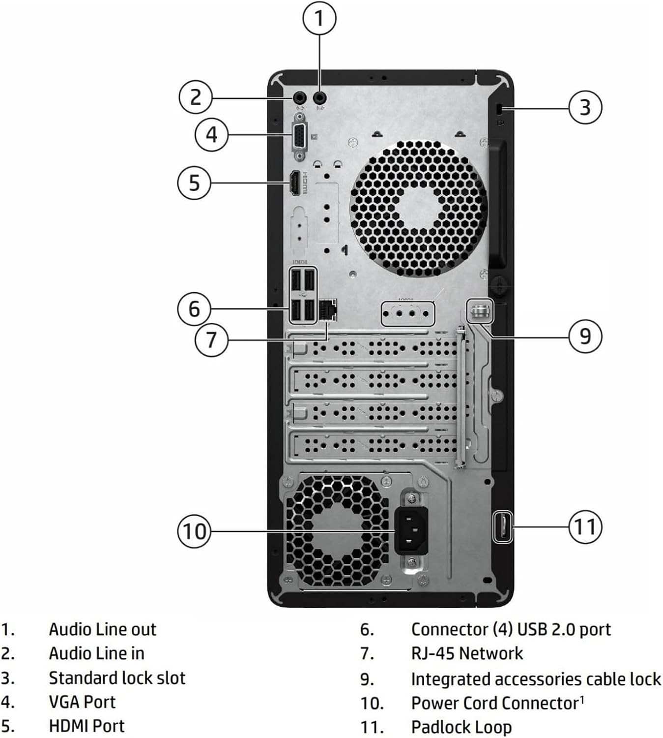 HP Desktop Computer 2026 Tower for Home Student & Business, 13th Gen Intel Quad-Core Processor, 8GB DDR4 RAM, 256GB PCIe SSD, WiFi Adapter, VGA, RJ-45, HDMI, Keyboard and Mouse, Windows 11 Home