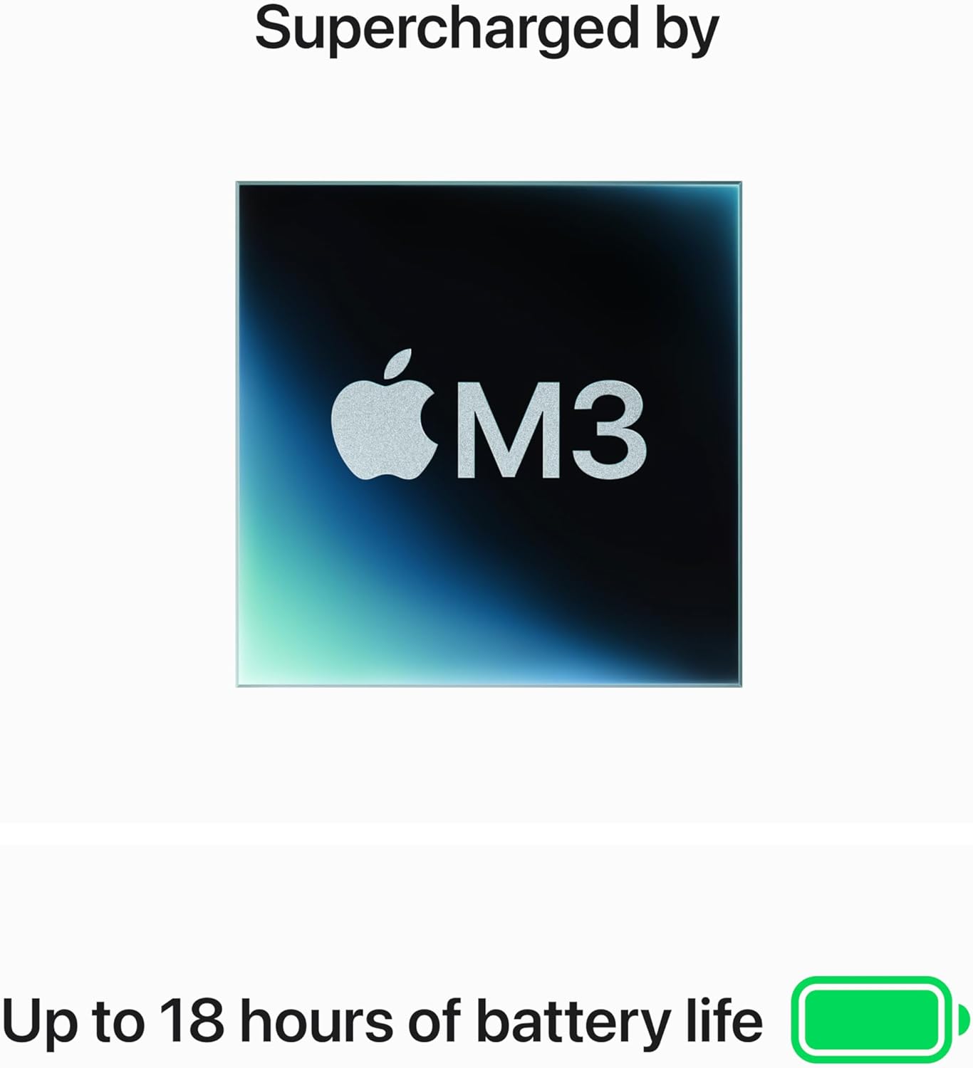 Apple 2024 MacBook Air with M3 chip, 15-inch, 16GB RAM, 256GB SSD, Space Gray (Renewed)