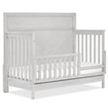 Evolur Lourdes Convertible Crib Toddler Guard Rail in Greyhoud, Full and Easy Assembly, Lasting Quality, Converts Cribs to Toddler Beds, Made of Solid Hardwood