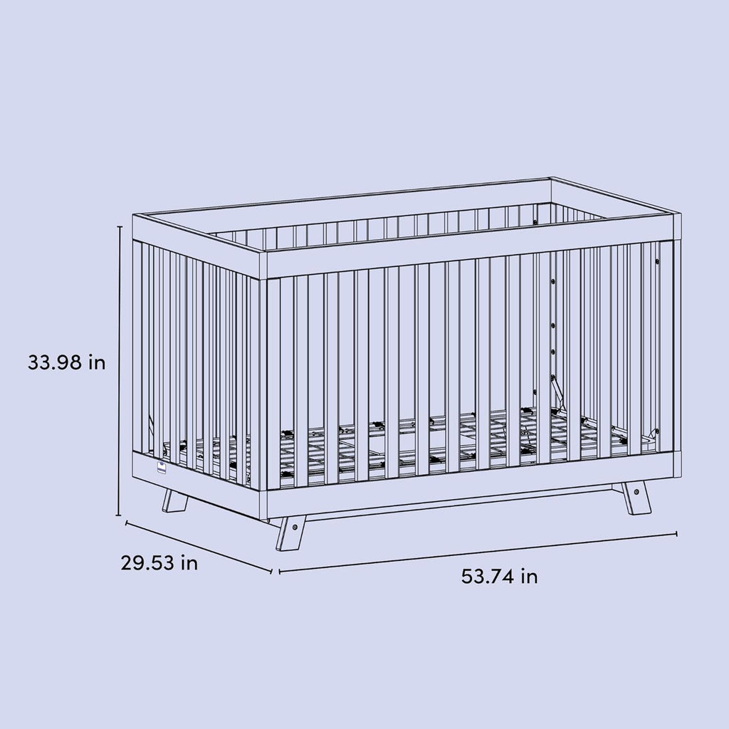 Storkcraft Beckett 3-in-1 Convertible Crib – GREENGUARD Gold Certified, Fits Standard Crib Mattress, Converts to Toddler Bed and Daybed, 4 Mattress Heights, Grow-with-Me Design (Driftwood)