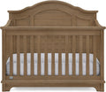 Delta Children Simmons Kids Asher 6-in-1 Convertible Crib with Toddler Rail, Aged Oak