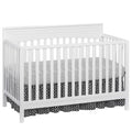 Oxford Baby Harper 4-in-1 Convertible Crib, Snow White, GreenGuard Gold Certified