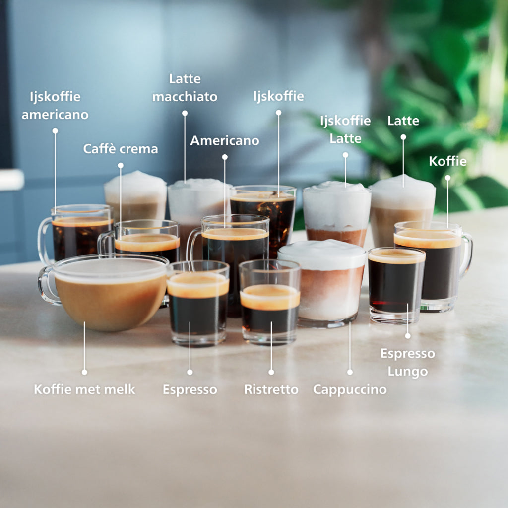 Philips Serie 5500 EP5546/70 Kaffeevollautomat – LatteGo Milchsystem, 20 heiße und kalte Kaffeespezialitäten, 40% leiser mit SilentBrew, QuickStart, Schwarz/Silber