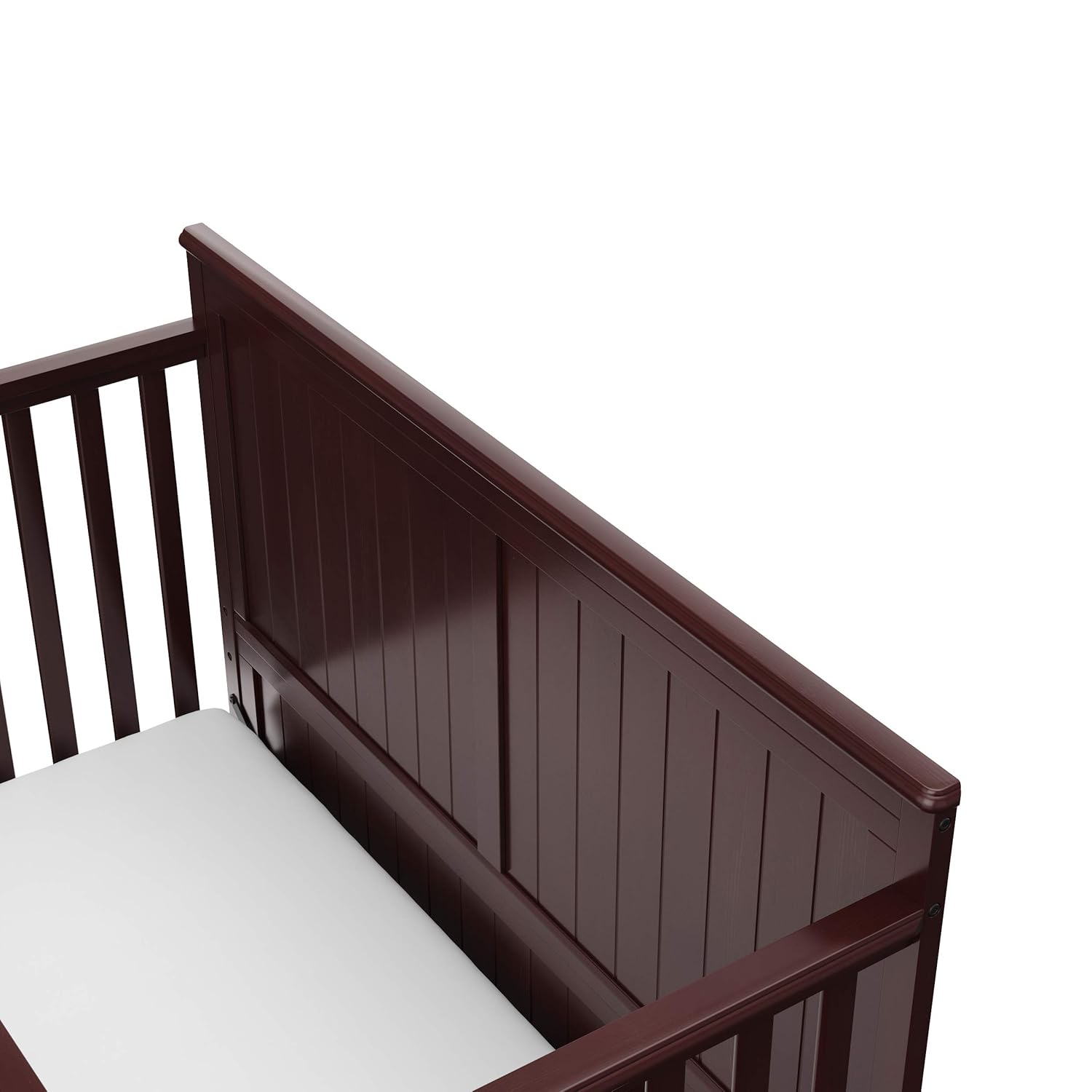 Graco Hadley 5-in-1 Convertible Crib with Drawer – GREENGUARD Gold Certified, Fits Standard Crib Mattress, Converts to Toddler Bed, Daybed and Full Bed, 4 Adjustable Mattress Heights (Espresso)