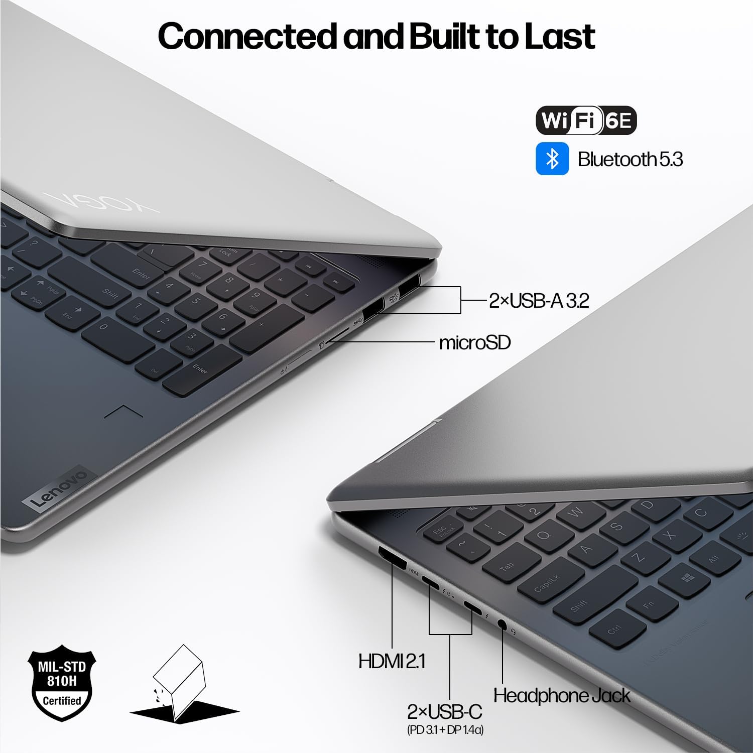 Lenovo Yoga 7 2-in-1 Laptop 16" WUXGA IPS Touch AMD 8-core Ryzen 7 8840HS (>i7-12700H) 16GB RAM 512GB SSD for Creator Designer Business Professional Win11 w/Copilot AI PC