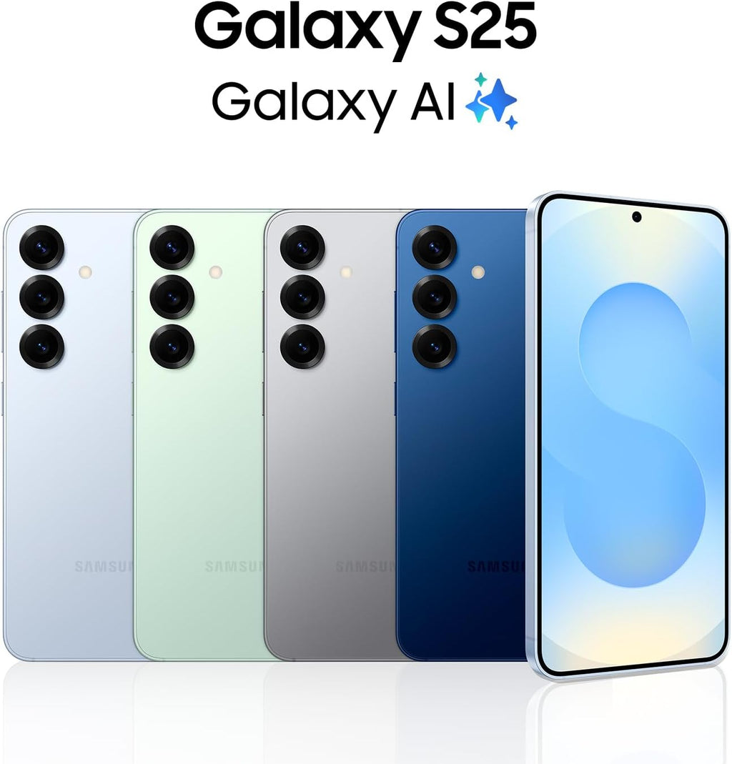 Samsung Galaxy S25, 128GB, Icyblue - Unlocked (Renewed)