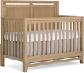Evolur Bradford 5-in-1 Convertible Full Size Baby Crib, Pinewood Nursery Converts to Daybed, Toddler Bed and Full-Size Bed, 3 Mattress Heights, GREENGUARD Gold & BSA Certified - Alpine Oak