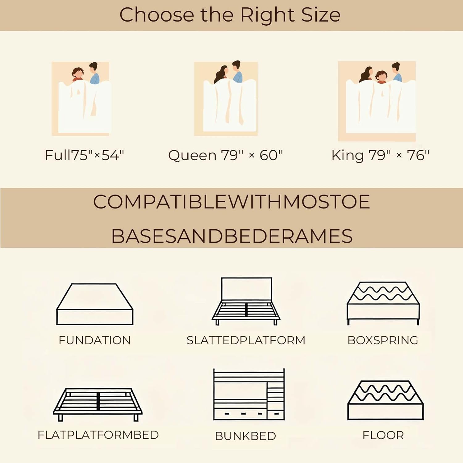 Queen Mattress 12 Inch Mattress Hybrid with Memory Foam and Pocket Springs for Motion Isolation Breathable and Cooling Comfort Medium Firm Support Fiberglass Free 365-Night Trial