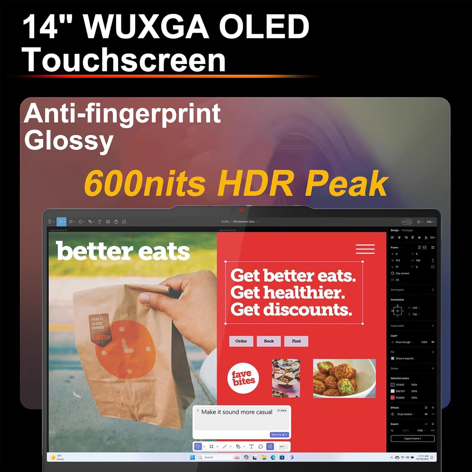 Lenovo Yoga 7 2-in-1 Laptop 14" WUXGA OLED Touch (100% DCI-P3, 600nits HDR) AMD 6-core Ryzen AI 5 340 (Up to 50 Tops) 16GB RAM 512GB SSD for Creator Business Professional Win11 ICP Hub w/Copilot AI