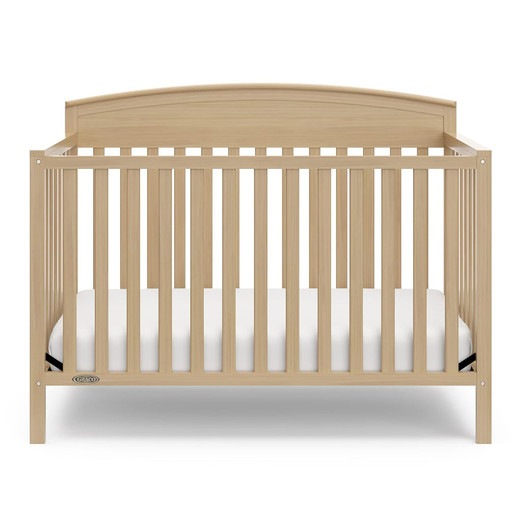 Graco Benton 5-in-1 Convertible Crib – GREENGUARD Gold Certified, Converts from Baby Crib to Toddler Bed, Daybed and Full-Size Bed, Fits Standard Full-Size Crib Mattress (Driftwood)