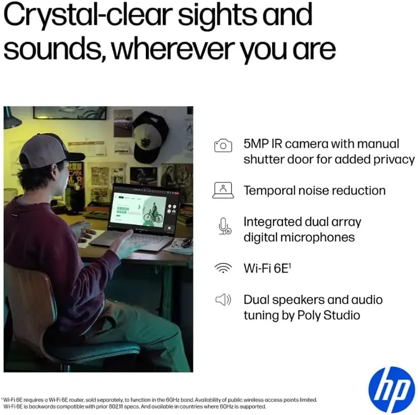 HP OmniBook X Flip Copilot+ PC Laptop Computer, 2-in-1 16" FHD Touchscreen Laptop, AMD Ryzen AI 5, 16GB RAM, 512GB SSD, Lifetime Office + Stylus Pen, USB Hub, Backlit Keyboard, WiFi 6 + BT, Win 11