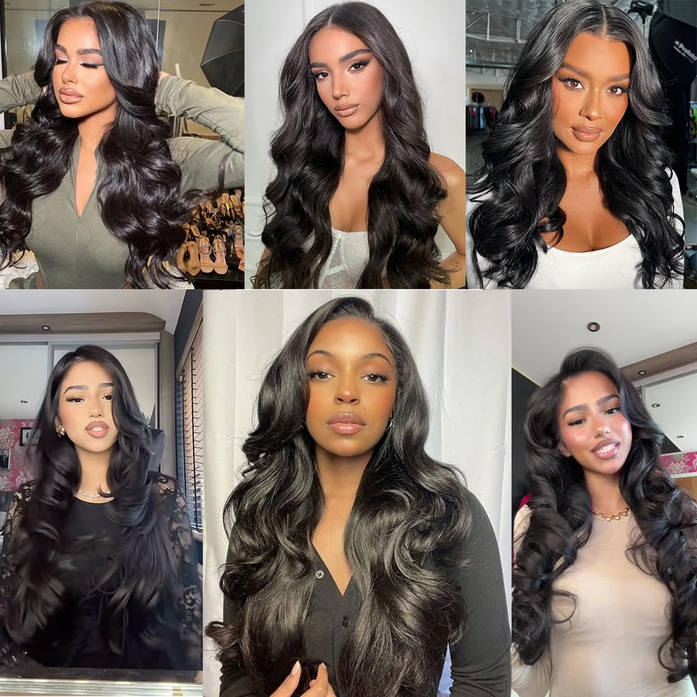 12A Bundles Human Hair Body Wave 4 Bundles 18 20 22 24 Inch Body Wave Bundles Human Hair Sew In Hair Extensions 100% Unprocessed Triple Lifespan Virgin No Tangle No Shedding