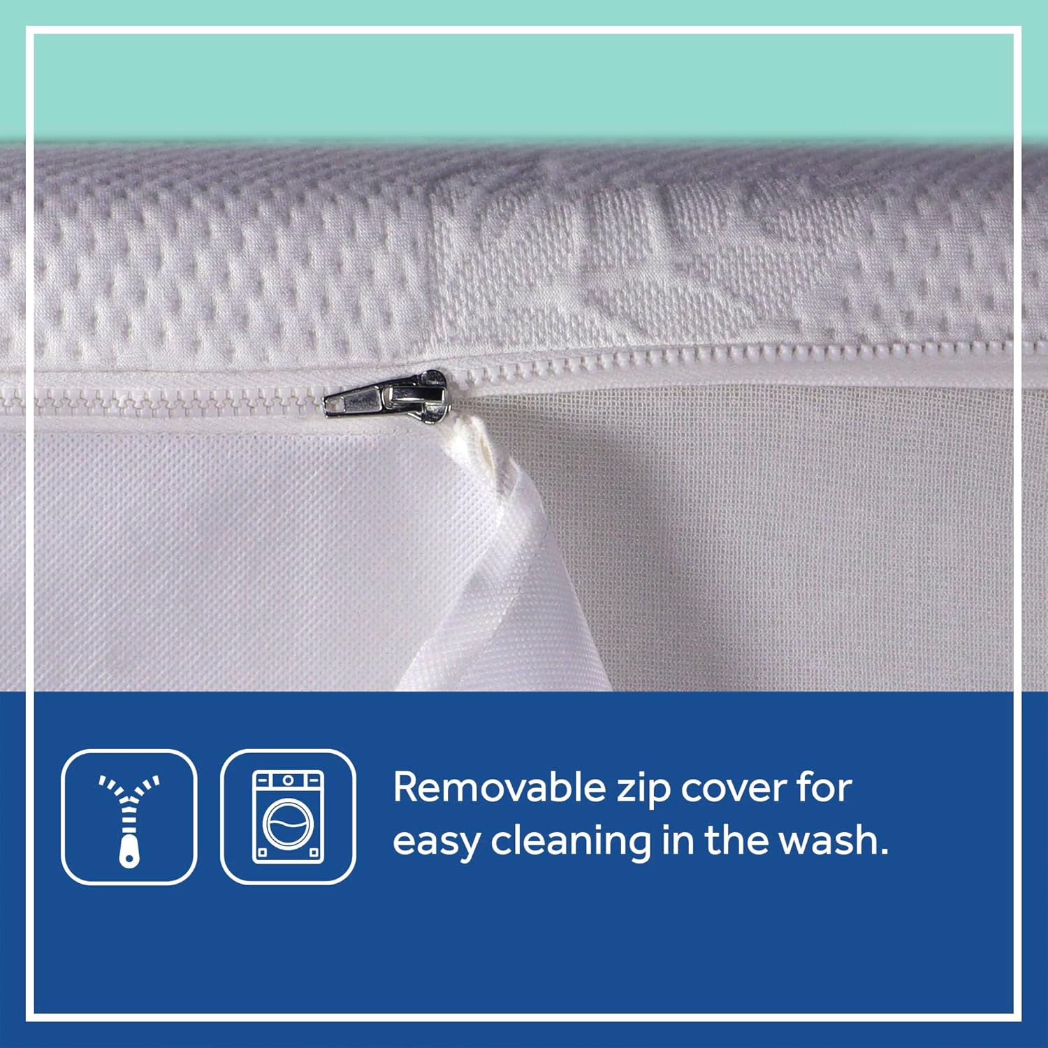 Sealy Baby Cozy Brilliance Breathable Crib Mattress, GREENGUARD GOLD Certified, Made in USA, Firm Dual Firmness, Toddler Bed Fit, Rayon, Waterproof, Non Toxic, Washable Zip Cover, 52” x 28