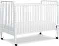 daVinci Jenny Lind 3-in-1 Baby Crib Convertible to Toddler Bed, Daybed - Easy to Assemble - GREENGUARD Gold Certified - 4 Adjustable Mattress Heights, Conversion Kit Sold Separately - White
