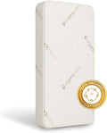 Crib & Toddler Mattress, 100% Organic Cotton Cover, Breathable, Premium Foam Interior, 5'' Thickness Firm, Fits Any Standard Size Baby Crib & Toddler Bed
