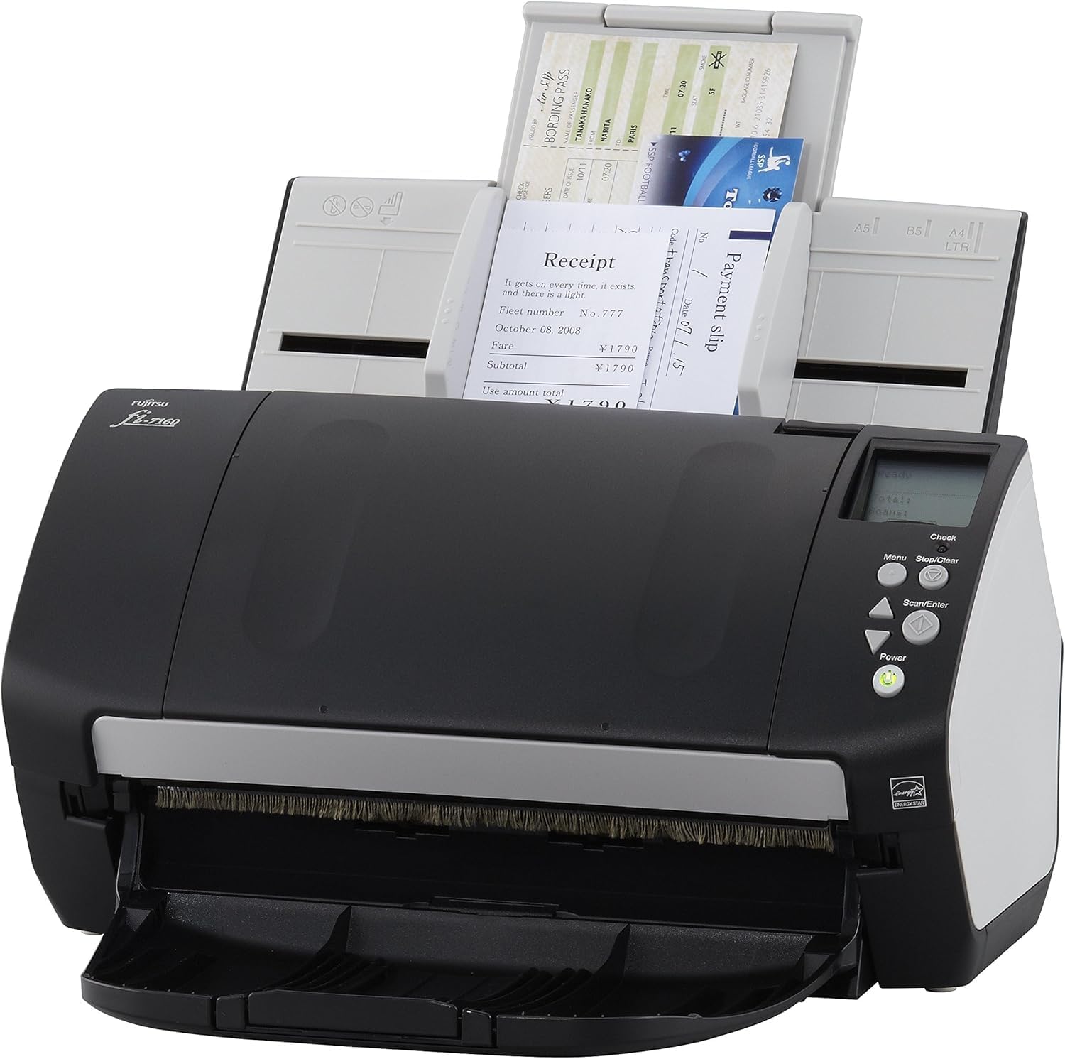Fujitsu FI-7160 - Document Scanner - Duplex - 8.5 inx14 in - 600 DPIx600 DPI - UP to 60 PPM (Mono)/UP to 60 PPM (Color) - ADF (80 Sheets) - UP to 4000 SCANS PER Day - USB 3.0 (Renewed)