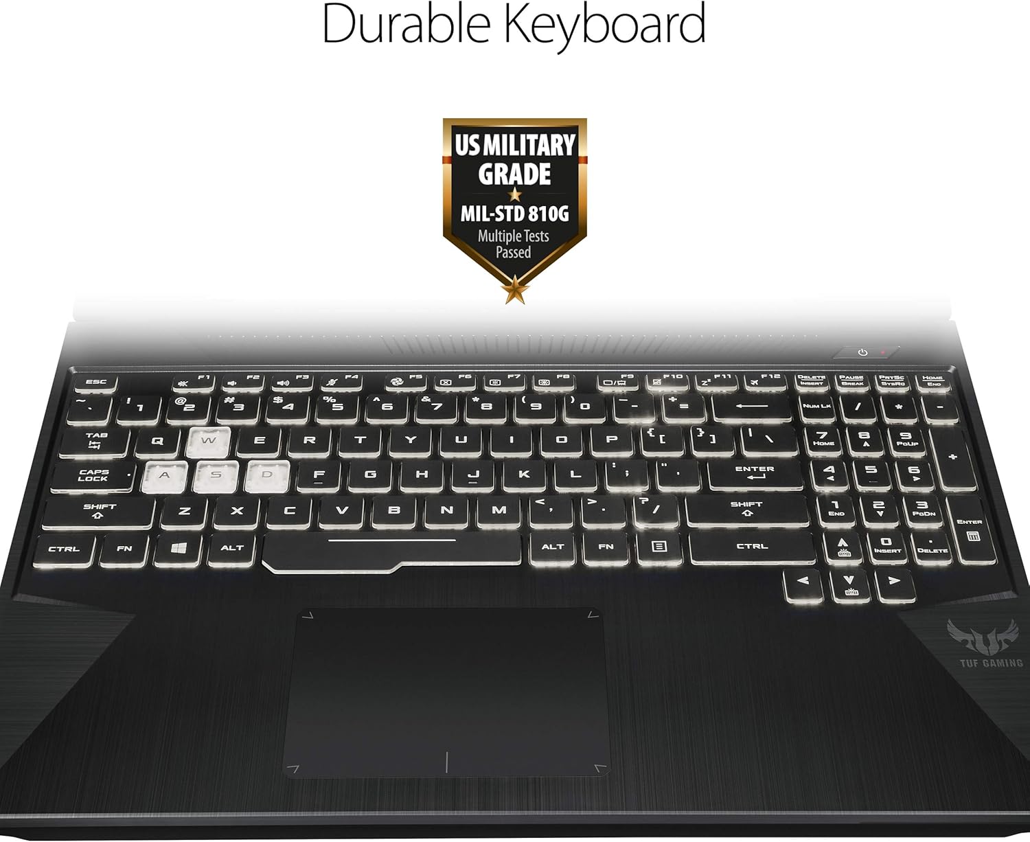 ASUS TUF FX505DT Gaming Laptop- 15.6", 120Hz Full HD, AMD Ryzen 5 R5-3550H Processor, GeForce GTX 1650 Graphics, 8GB DDR4, 256GB PCIe SSD, RGB Keyboard, Windows 10 64-bit - FX505DT-AH51