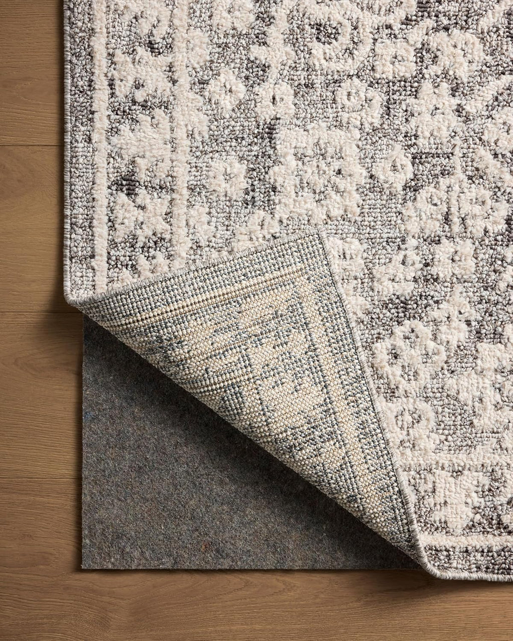 Loloi Magnolia Home by Joanna Gaines Gigi Collection GIG-01 Grey/Ivory 7'-10" x 10' Area Rug