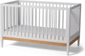 Little Seeds Clover 4-in-1 Convertible Crib, True White/Natural