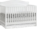 Oxford Baby North Bay 4-in-1 Convertible Crib, Snow White, GreenGuard Gold Certified