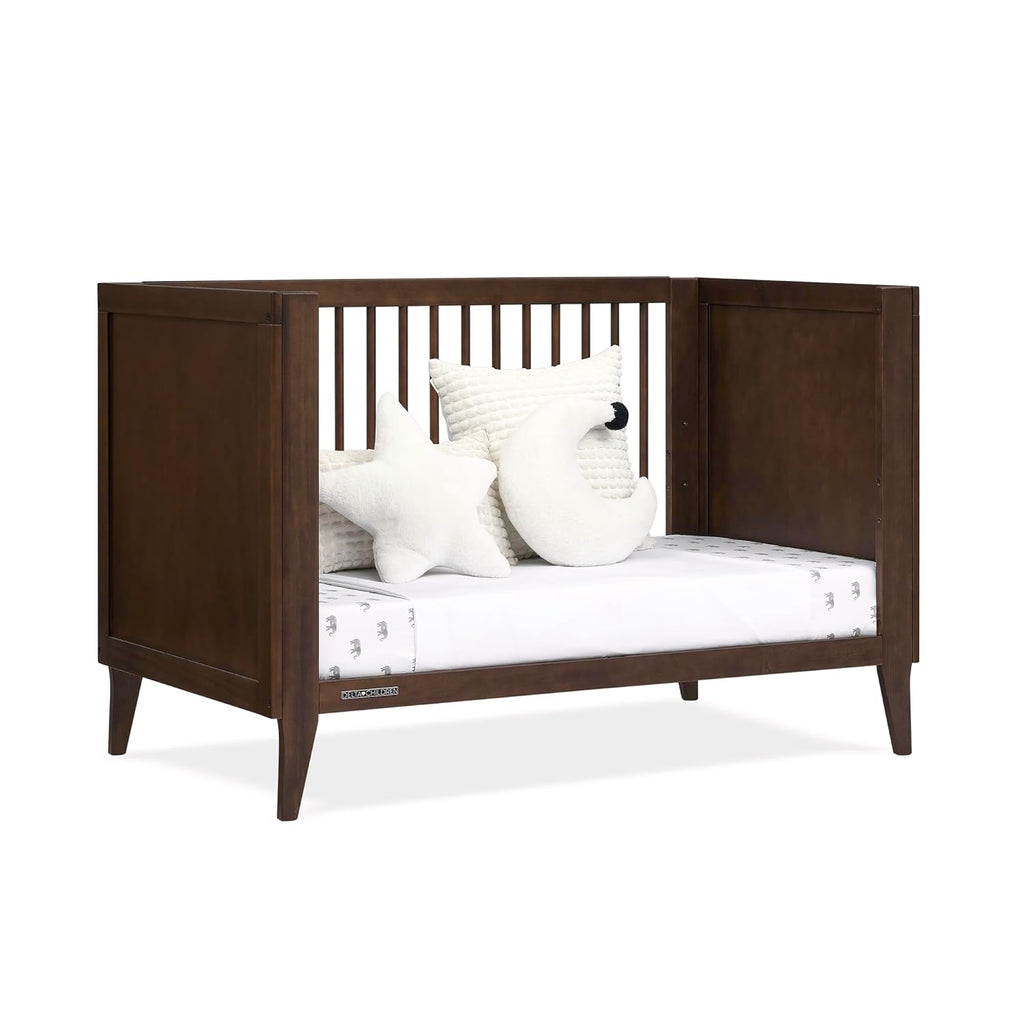 Delta Children Ollie 4-in-1 Convertible Crib - Greenguard Gold Certified, Walnut Espresso