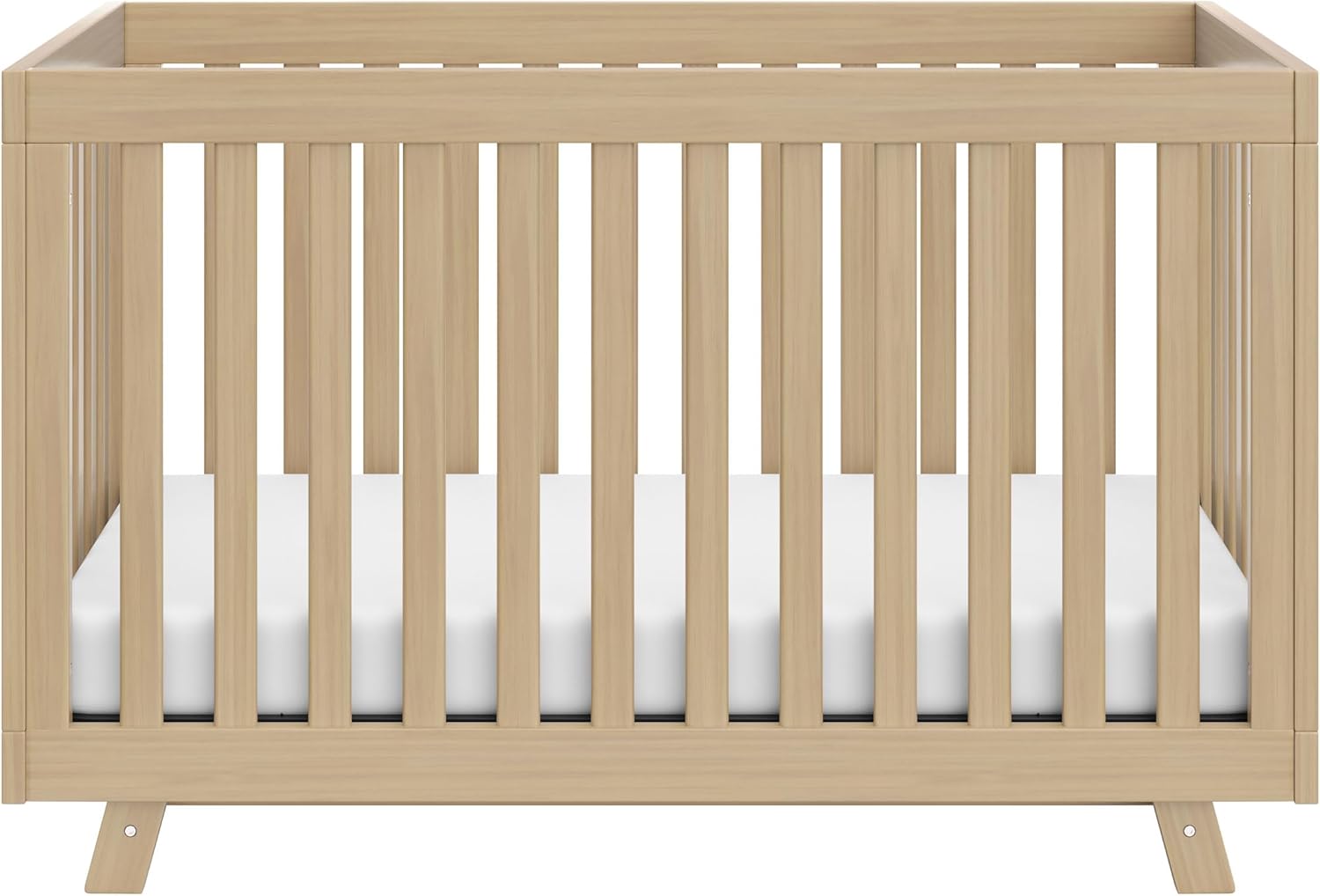 Storkcraft Beckett 3-in-1 Convertible Crib – GREENGUARD Gold Certified, Fits Standard Crib Mattress, Converts to Toddler Bed and Daybed, 4 Mattress Heights, Grow-with-Me Design (Driftwood)