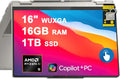 Lenovo Yoga 7 2-in-1 Laptop 16" WUXGA IPS Touch (Glossy Anti-Fingerprint) AMD 6-core Ryzen AI 5 340 (Up to 50 Tops) 16GB RAM 1TB SSD Pen for Creator Business Professional Win11 ICP Hub