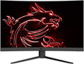 MSI 32" FHD 1500R Curvature Non-Glare Super Narrow Bezel 1ms 1920 x 1080 165Hz Refresh Rate Tilt Adjustment FreeSync Curved Gaming Monitor (Optix G32C4), Black (Renewed)