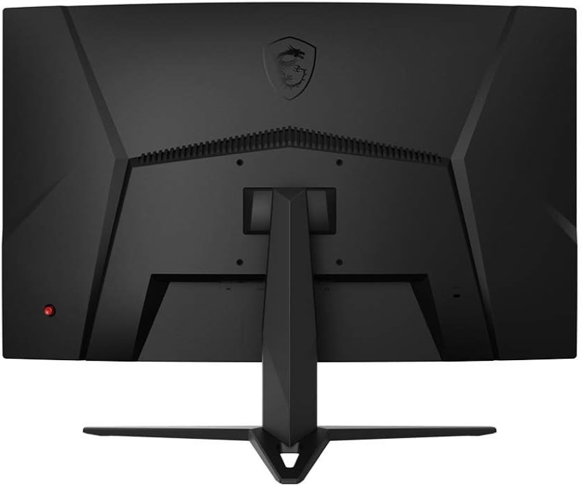 MSI 32" FHD 1500R Curvature Non-Glare Super Narrow Bezel 1ms 1920 x 1080 165Hz Refresh Rate Tilt Adjustment FreeSync Curved Gaming Monitor (Optix G32C4), Black (Renewed)