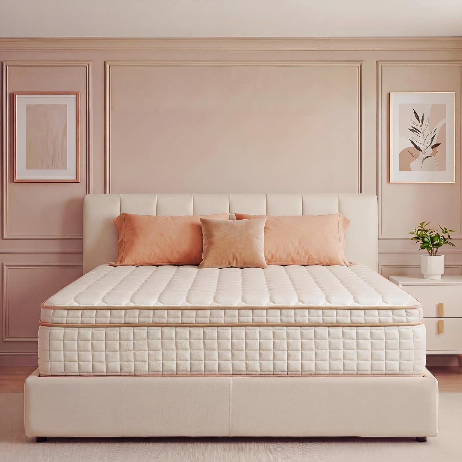 Queen Mattress,12 Inch Queen Size Mattresses in a Box,Medium Firm Queen Hybrid Mattress,with Memory Foam and Individual Pocket Spring for Motion Isolation & Silent Sleep&& Pressure Relief .80" x 60"