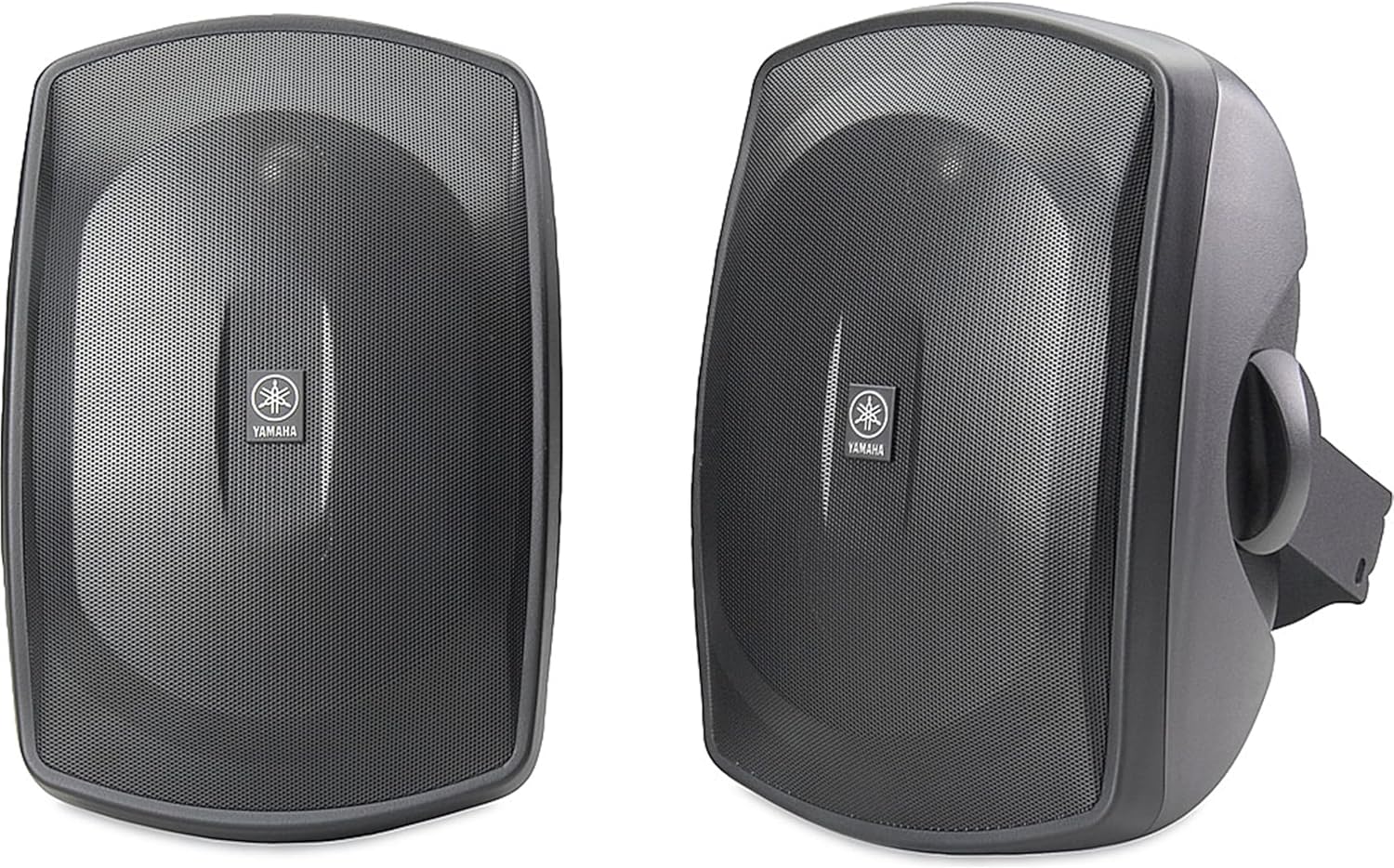Yamaha NS-AW390 All Weather Indoor/Outdoor 6.5-inch 2-Way Speakers includes Wall/Ceiling Mounts - Pair (Black)