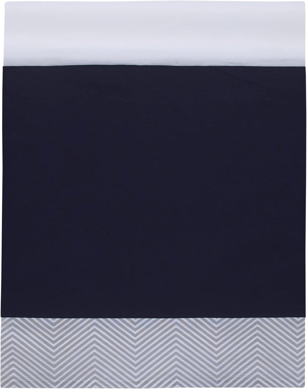 NoJo Love You to The Moon - Navy, Grey and Blue 4 Piece Nursery Crib Bedding Set with Comforter, Fitted Crib Sheet, Dust Ruffle, Diaper Stacker