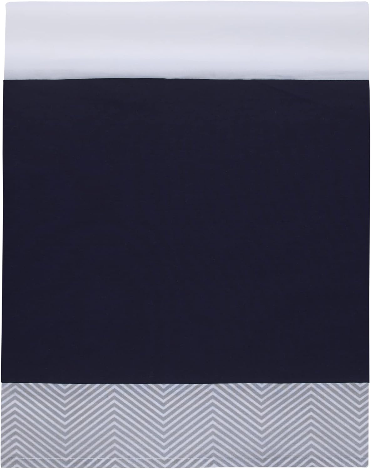 NoJo Love You to The Moon - Navy, Grey and Blue 4 Piece Nursery Crib Bedding Set with Comforter, Fitted Crib Sheet, Dust Ruffle, Diaper Stacker