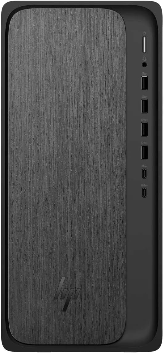 HP OmniDesk Desktop Computer PC, AMD Ryzen 7 8700G, 32GB DDR5 Memory, 1TB NVMe SSD, Radeon 780M Graphics, Wi-Fi 6 + Bluetooth 5.4 (Includes Keyboard + Mouse) (Renewed)