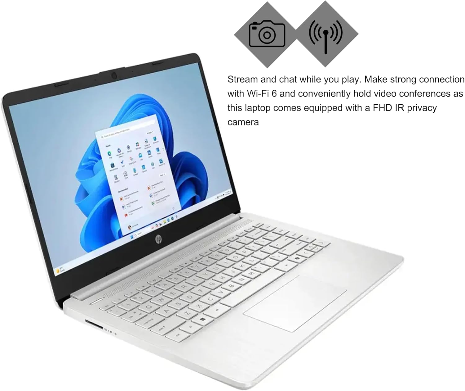 HP OmniBook 5 AI PC Laptop 16" WUXGA IPS Touch AMD Octa-core Ryzen AI 7 350 (Up to 50 Tops) 16GB RAM 1TB SSD for Creator Designer Business Professional Backlit Wi-Fi6 Win11 ICP Hub