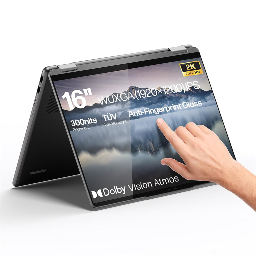 Lenovo Yoga 7 2-in-1 Laptop 16" WUXGA IPS Touch AMD 8-core Ryzen 7 8840HS (>i7-12700H) 16GB RAM 512GB SSD for Creator Designer Business Professional Win11 w/Copilot AI PC
