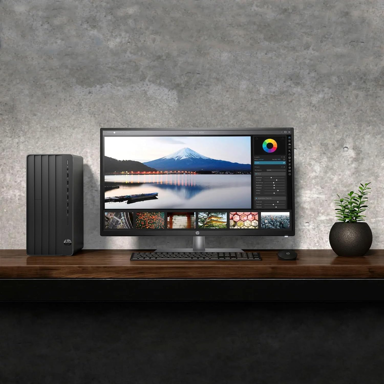 HP Desktop Computer 2026 Tower for Home Student & Business, 13th Gen Intel Quad-Core Processor, 8GB DDR4 RAM, 256GB PCIe SSD, WiFi Adapter, VGA, RJ-45, HDMI, Keyboard and Mouse, Windows 11 Home