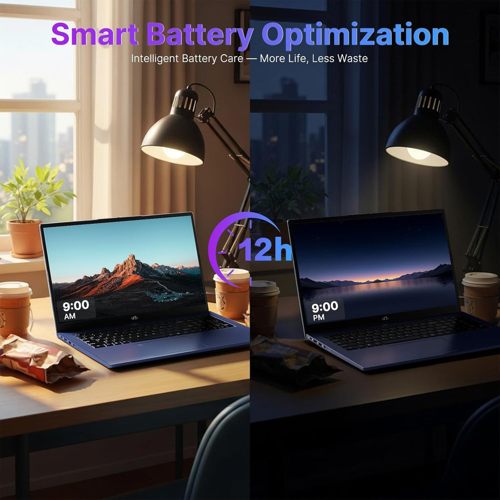 NIMO 17.3 Gaming-Laptop Ryzen 9 8945HS (Beat i9-13900H, Up to 5.2GHz) 16GB RAM, 1TB SSD, Radeon 780M, PD 100W Type-C AI-Enhanced for Copilot VR Ready, 75W Battery, Backlit Keyboard, Fingerprint
