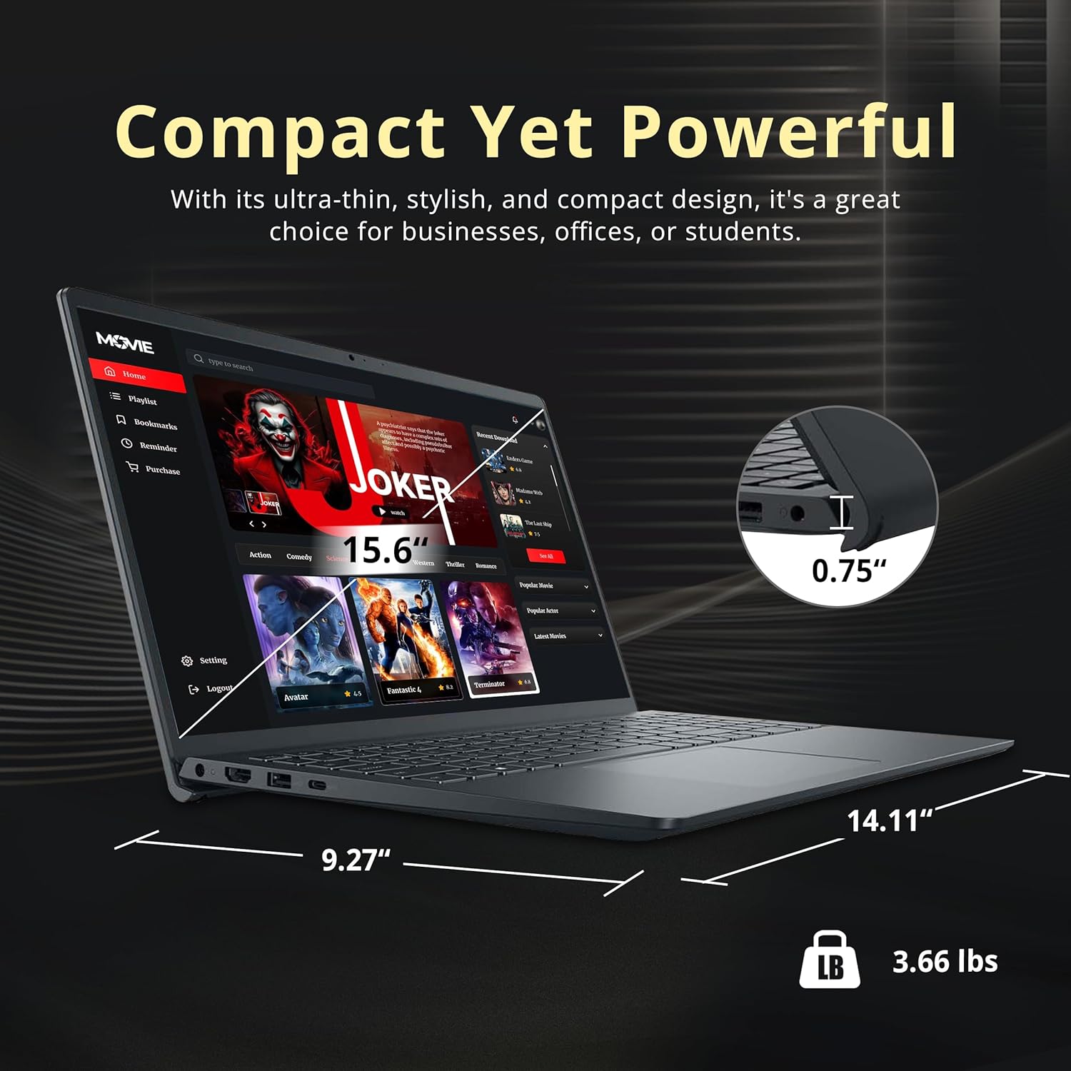 Dell 15.6" FHD Touchscreen Laptop, Intel Core i5-1334U, 16GB RAM, 2TB Storage (1TB SSD + 1TB Docking Station Set), Intel UHD Graphics, Numeric Keypad, 720p Camera, Copilot, Wi-Fi 6, Windows 11, Black